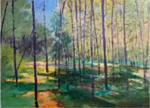 Don Resnick, Glade, Oil on canvas, Overall: 48 × 66in. (121.9 × 167.6cm), Collection of Art in Embassies; Gift of David Resnick and Iwonka Piotrowska, New York, NY