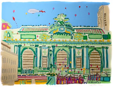 Susan Pear Meisel, Grand Central Station, Lithograph, Overall: 35 1/2 x 47 1/2 x 3/4 in. (90.2 x 120.7 x 1.9 cm)
Image: 31 x 41 in. (78.7 x 104.1 cm), Collection of Art in Embassies, Washington, D.C.; Gift of Sidney Meisel