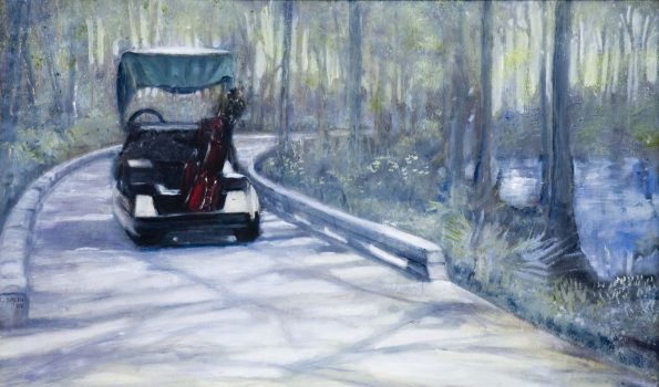 Clarice Smith, Cart, Oil on canvas, Image: 23 × 36in. (58.4 × 91.4cm); frame: 24 × 36 × 2in. (61 × 91.4 × 5.1cm), Clarice Smith Collection, Courtesy of David Bruce Smith, President, Grateful American Foundation