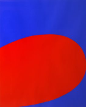 Ellsworth Kelly, Untitled (Red and Blue), Screenprint, 30 1/2 x 26 1/4 x 1 1/4 in. (77.5 x 66.7 x 3.2cm), Collection of Art in Embassies, Washington, D.C.; Gift of Mr. and Mrs. Philip Berman
