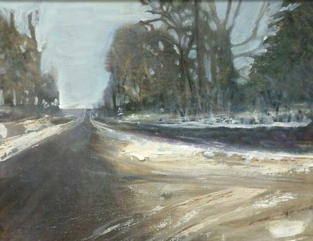 Clarice Smith, Heronwood Scene V, Oil on canvas, Image: 10 3/4 × 16 1/4in. (27.3 × 41.3cm); frame: 15 1/2 × 18 1/2 × 2in. (39.4 × 47 × 5.1cm), Clarice Smith Collection, Courtesy of David Bruce Smith, President, Grateful American Foundation