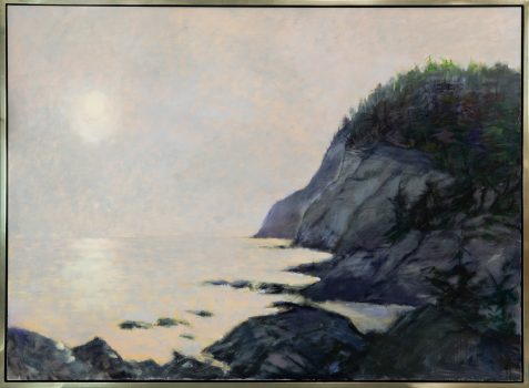 Don Resnick, Seldom Seen, Monhegan, Oil on canvas, 48 × 66in. (121.9 × 167.6cm), Collection of Art in Embassies, Washington, D.C., Gift of Howard Shaw and Helen Resnick