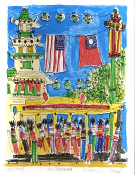 Susan Pear Meisel, San Francisco, Lithograph, Overall: 20 x 17 x 1 in. (50.8 x 43.2 x 2.5 cm), Collection of Art in Embassies, Washington, D.C.; Gift of Sidney Meisel