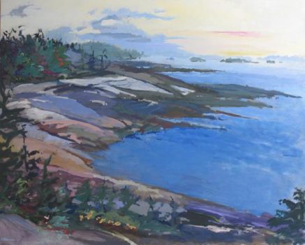 Don Resnick, Isle au Haut, Oil on canvas, Overall: 48 x 60 1/2 x 1 1/2in. (121.9 x 153.7 x 3.8cm), Collection of Art in Embassies, Washington, D.C.; Donated by David Resnick and Iwonka Piotrowska, Rockville Center, New York
