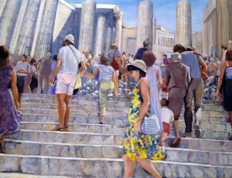 Clarice Smith, Acropolis, Oil on canvas, Image: 36 × 48in. (91.4 × 121.9cm); frame: 45 × 57 × 2in. (114.3 × 144.8 × 5.1cm), Clarice Smith Collection, Courtesy of David Bruce Smith, President, Grateful American Foundation