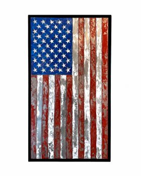 Nick Moss, Untitled, Mixed patina on welded steel, Overall: 48 × 27 × 2in. (121.9 × 68.6 × 5.1cm), Courtesy of the artist, Carmel, New York