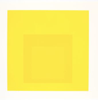 Josef Albers, Midnight + Noon V, Lithograph, Overall: 18 7/8 x 20 1/2in. (47.9 x 52.1cm), Courtest of the Josef and Anni Albers Foundation, Bethany, CT