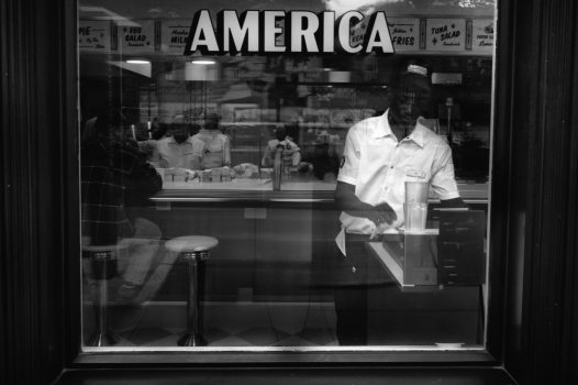 Brandon Ralph, Window into America, Soho, New York, Photograph, Overall: 20 × 24in. (50.8 × 61cm), Courtesy of the artist, Water Mill, New York