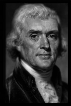 Brandon Ralph, Thomas Jefferson, Print, Approx: 60 × 40in. (152.4 × 101.6cm), Courtesy of the artist, Water Mill, New York