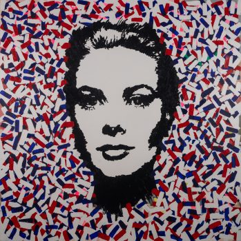 John William Codling, SAVING GRACE, Acrylic on canvas, Overall: 72 × 72in. (182.9 × 182.9cm), Courtesy of the artist, Ridgewood, New York; Photo credit Carlos Becerra