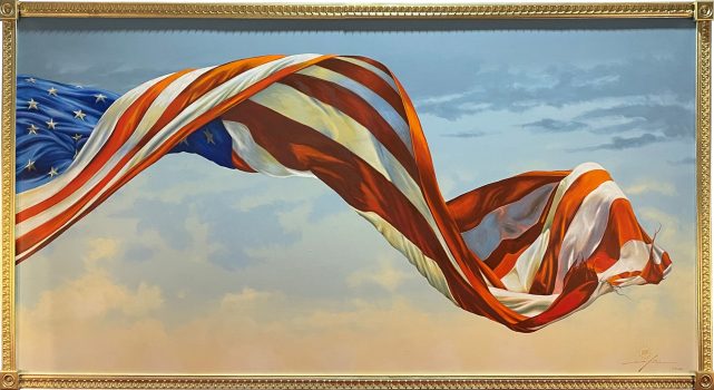 Scott LoBaido, Forever, Oil on canvas, Overall: 104 × 204in. (264.2 × 518.2cm) plus artist-made frame, Courtesy of the artist, New York, New York