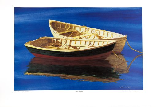 Barbara Ernst Prey, Time Travelers, Limited edition lithographic print, Overall: 25 × 32 1/8 × 1in. (63.5 × 81.6 × 2.5cm), Collection of Art in Embassies. Courtesy of the artist, Oyster Bay, NY.