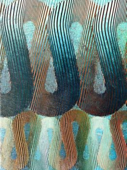 Nathan Beard, Exit Music #137 (Night Sky Over Sossusvlei), Acrylic on canvas, 24 × 18in. (61 × 45.7cm), Courtesy of the artist, St. Petersburg, Florida