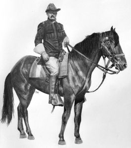 Samantha Wiggin Northeast Region, Massachusetts, High School Hero: Theodore Roosevelt America Embodied: A Portrait of Theodore Roosevelt, Graphite on paper