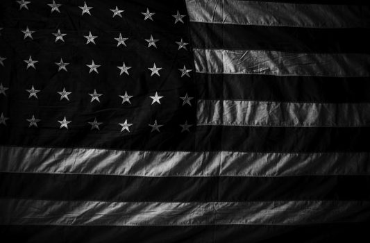 Terry LaRue, Flag, Tehachapi, California, Photograph, 20 × 24in. (50.8 × 61cm), Courtesy of the artist, Seattle, Washington
