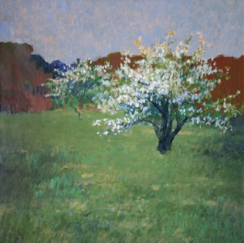 Robert LaHotan, Blooming Apple Tree, Oil on canvas, 40 3/4 x 40 3/4 x 1 1/2 in. (103.5 x 103.5 x 3.8 cm), Collection of Art in Embassies, Washington, D.C.; Gift of Mr. James T. McCartin