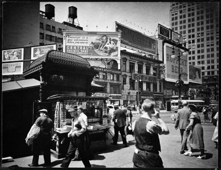 Berenice Abbott, Union Square, Contemporary archival print from 1936 silver gelatin photograph, Overall: 8 x 10in. (20.3 x 25.4cm), Collection of Art in Embassies, Washington, D.C.; Courtesy of Brooklyn Museum Collection X858.87