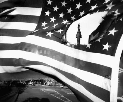 Ryan Faer, Torn Flag, Photograph, Overall: 20 × 24in. (50.8 × 61cm), Courtesy of the artist, Goodyear, Arizona