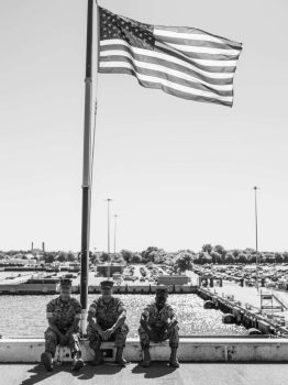 Korina Marie Moore, Under One Flag, Photograph, Overall: 24 × 20in. (61 × 50.8cm), Courtesy of the artist, Taos, New Mexico, in collaboration with Jessica Reed Kraus