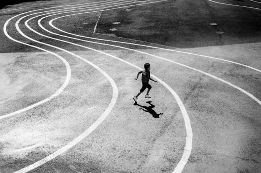 Terry LaRue, Running Lines, Seattle, Washington, Photograph, 20 × 24in. (50.8 × 61cm), Courtesy of the artist, Seattle, Washington