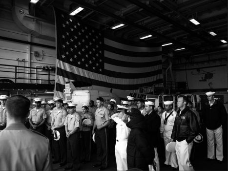 Korina Marie Moore, All Hands, USS New York, Photograph, 20 × 24in. (50.8 × 61cm), Courtesy of the artist, Taos, New Mexico, in collaboration with Jessica Reed Kraus