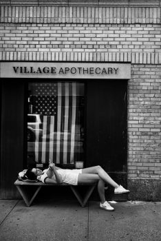Brandon Ralph, Careless, Greenwich Village, New York, Photograph, Overall: 24 × 20in. (61 × 50.8cm), Courtesy of the artist, Water Mill, New York
