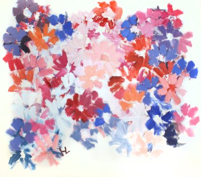 Helen Grigware Lambert, All the Centuries, Acrylic on canvas, Overall: 54 × 61 × 1 1/2in. (137.2 × 154.9 × 3.8cm), Collection of Art in Embassies, Washington, D.C.; Gift of the artist