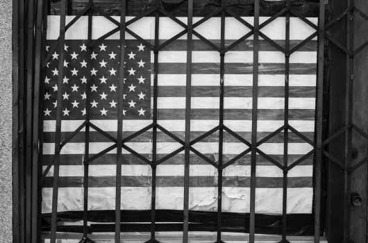 Terry LaRue, Flag, International District, Seattle, Washington, Photograph, 20 × 24in. (50.8 × 61cm), Courtesy of the artist, Seattle, Washington