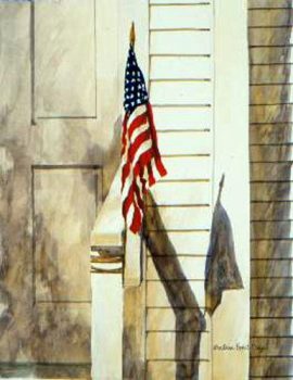 Barbara Ernst Prey, The Patriot Study, Watercolor, 14 x 11 in. (35.6 x 27.9 cm), Courtesy of the artist, Oyster Bay, New York