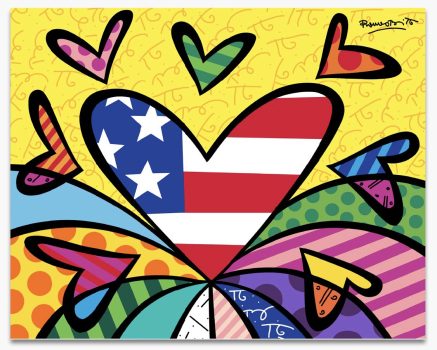 Romero Britto, American Revival, Mixed media, , Collection of Art in Embassies; Gift of Romero Britto & Britto Central, Inc., Miami, Florida