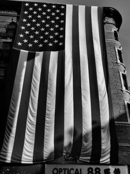 Brandon Ralph, Peeking, Chinatown, New York, Photograph, Overall: 24 × 20in. (61 × 50.8cm), Courtesy of the artist, Water Mill, New York
